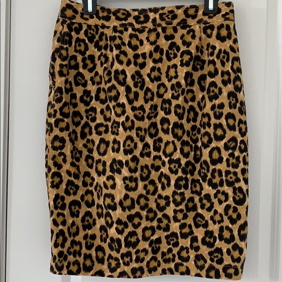 RALPH LAUREN LEOPARD PRINT SKIRT - Picture 4 of 8